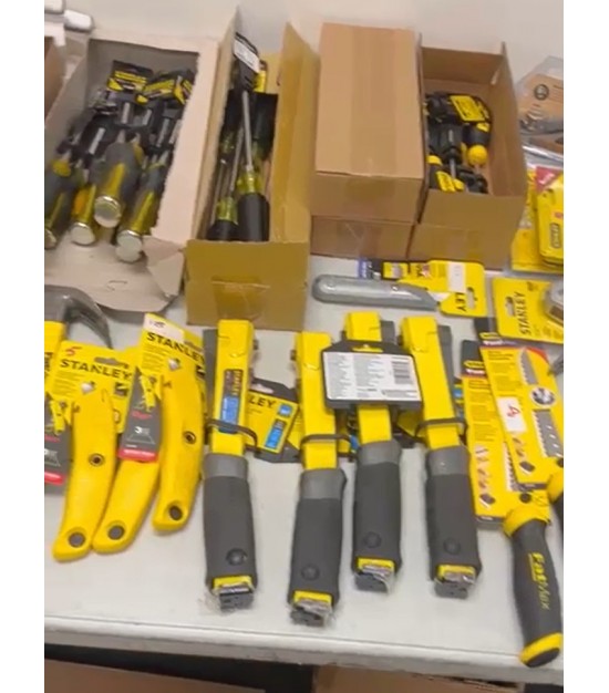 Stanley Mixed Tools. 8370 Units. EXW Los Angeles